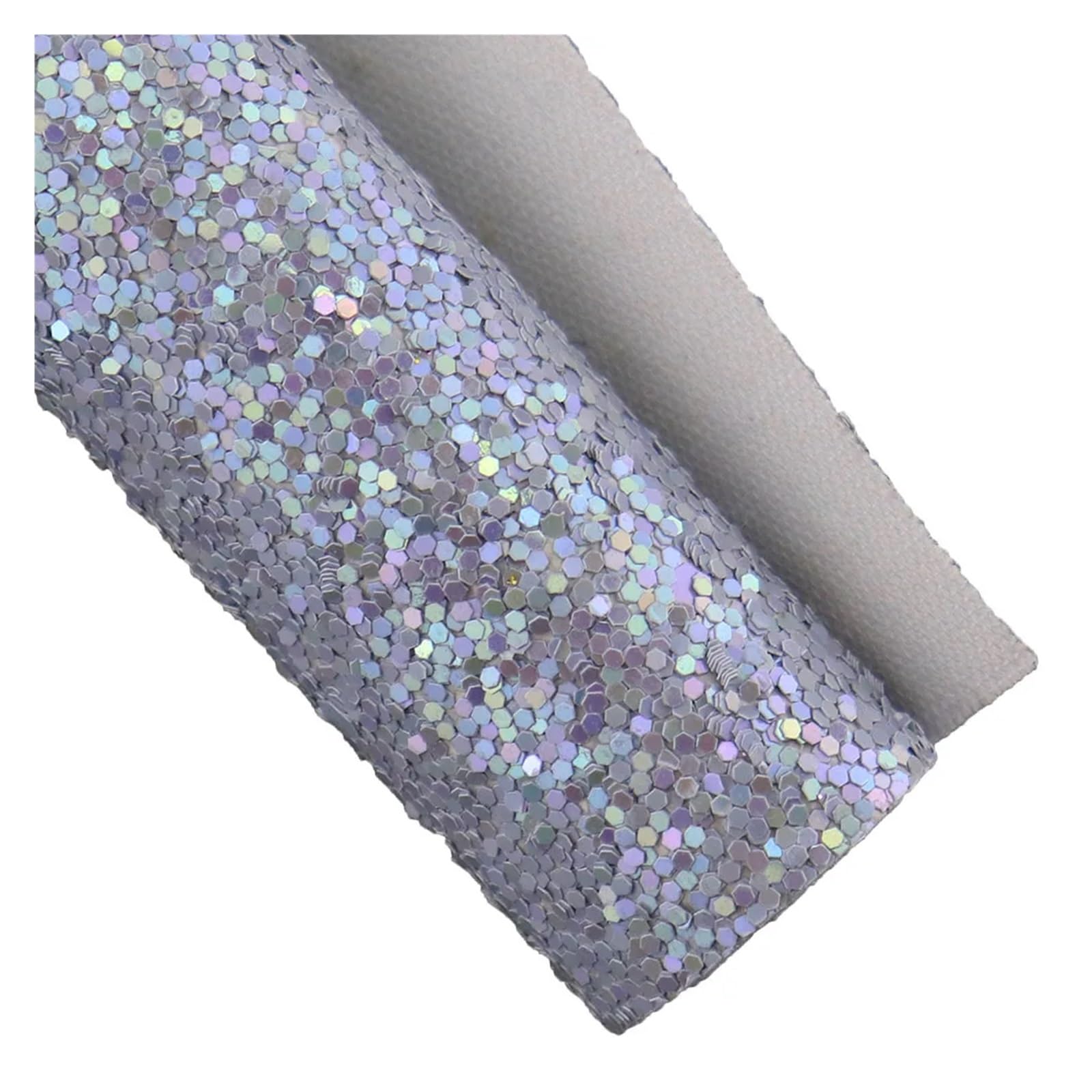 Feuilles de tissu pailleté, Tissu simili cuir à grosses paillettes multicolore(Color 3)