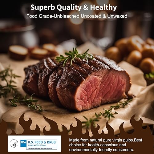 Miniatura 4 de HTVRONT Rollo de papel de carnicero blanco  18 pulgadas x 176 pies (2100 pulgadas), papel kraft de carnicero de grado alimenticio para sublimación y