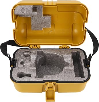 Leveling Instrument Case, Single Lock Plastic Total Station Level Storage Box for Surveying Equipment Total Stations Theodolites Levels and Prism Sets