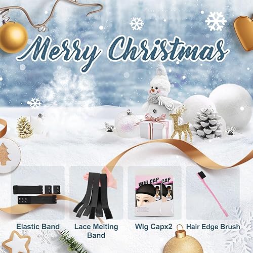 Miniatura 6 de Azkiu Pelucas de cabello humano de 32 pulgadas con encaje frontal color borgoña 99J de 13 x 4, pelucas de cabello humano lacio de color rojo vino