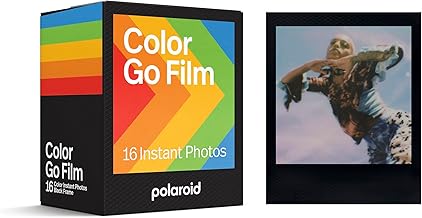 Polaroid 6211 Color film for Go - double pack - black frame, 16 FIlms, Packaging May Vary