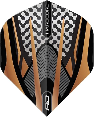 Miniatura 9 de RED DRAGON Hardcore Premium Dart Vuelos - 3 juegos por paquete (9 vuelos de dardos en total)