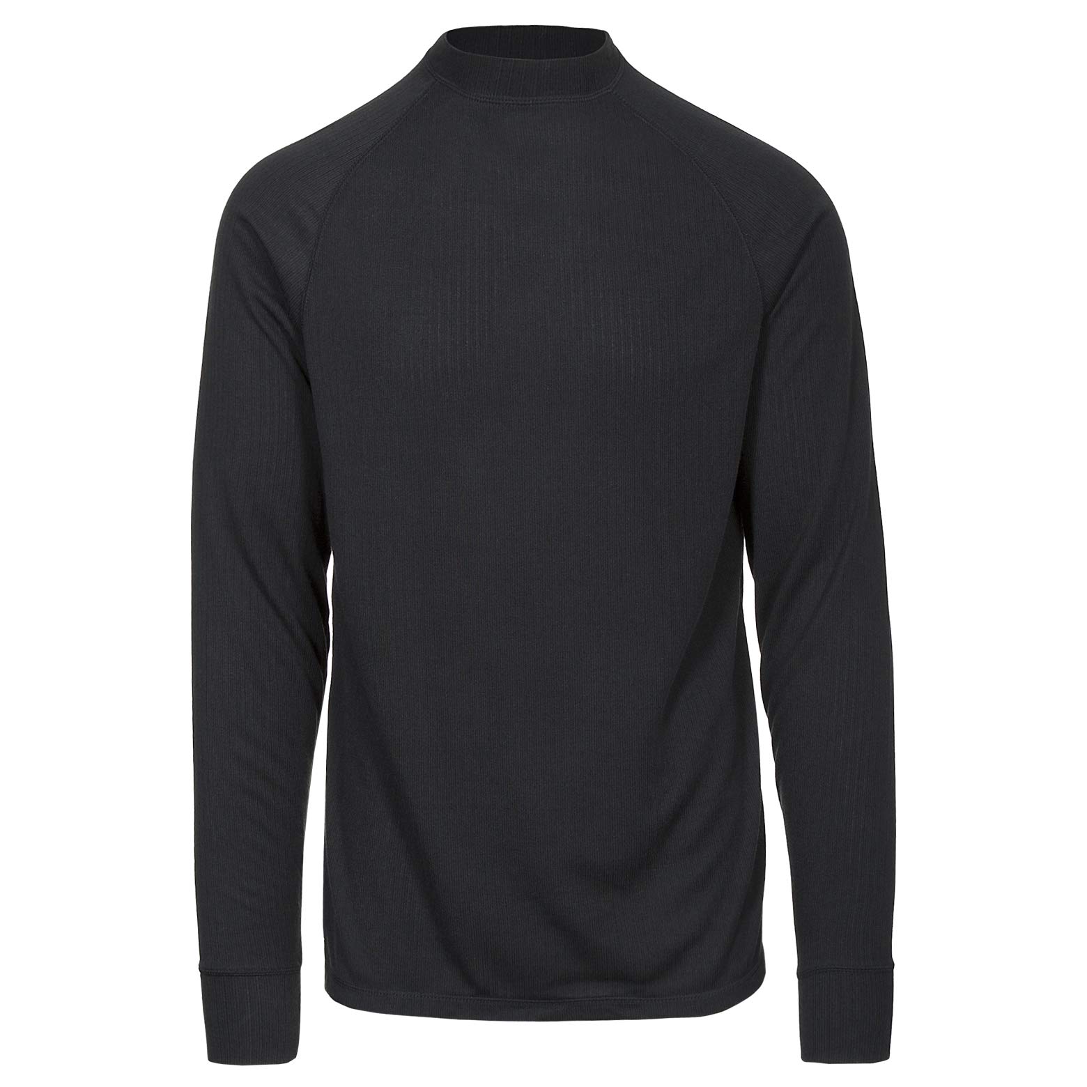 Trespass Flex360 Long Sleeve Black Top Lightweight Baselayer for Winter Ski