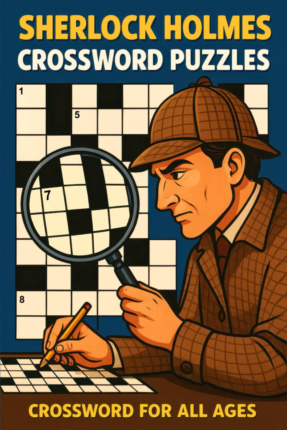 Sherlock Holmes Crossword Puzzles: 50 Mysterious Crosswords to Challenge Your Inner Detective - For All Ages!