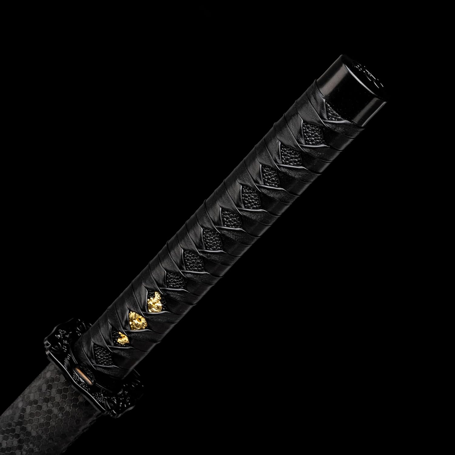 Japanese Samurai Katana Sword – Unsharpened Real Carbon Steel Full Tang Blade, Traditional Iaido Practice Sword for Training, Home Decor & Gift