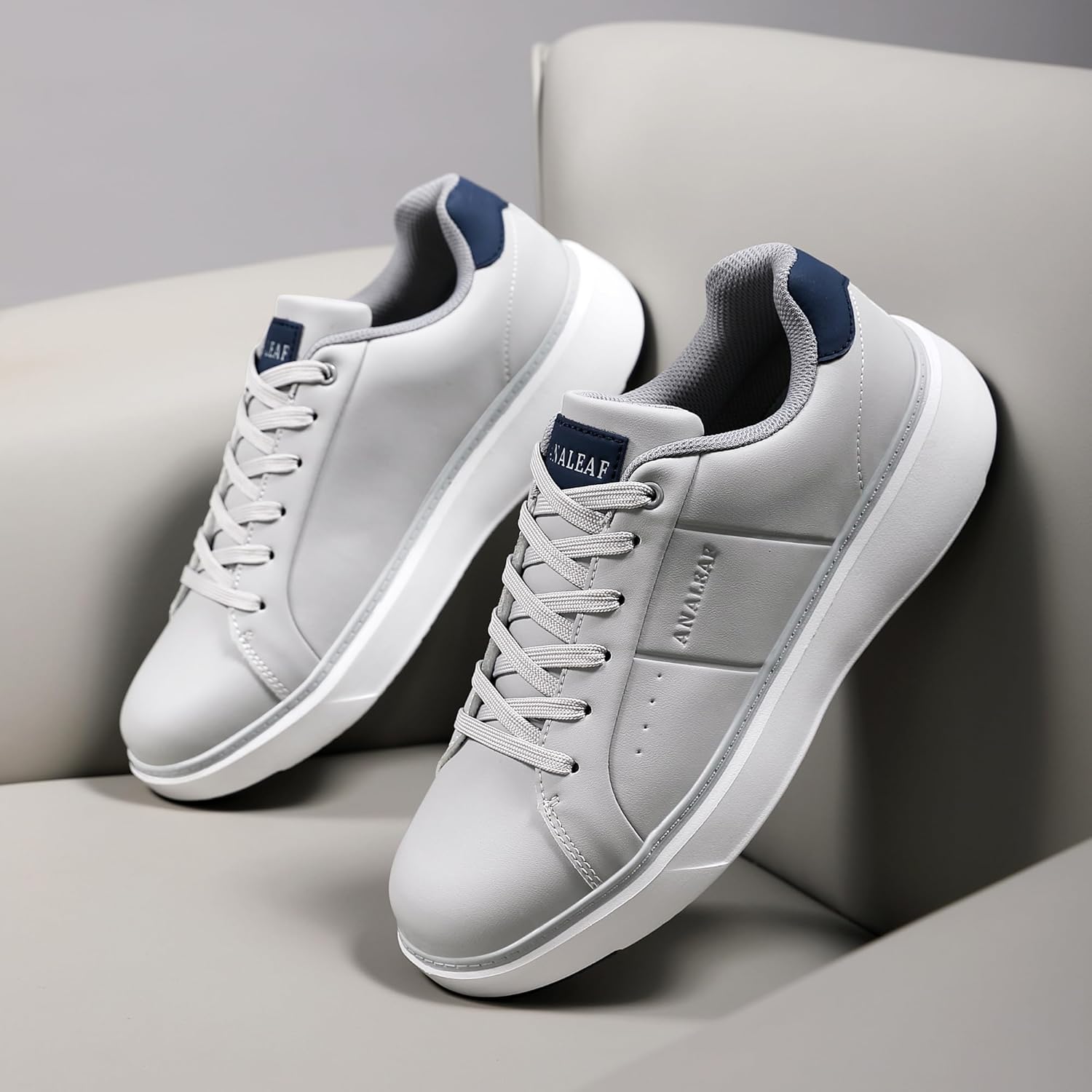 Mens Casual Shoes Fashion Dress Sneakers Lightweight Comfortable Lace-up Shoes - Image 9