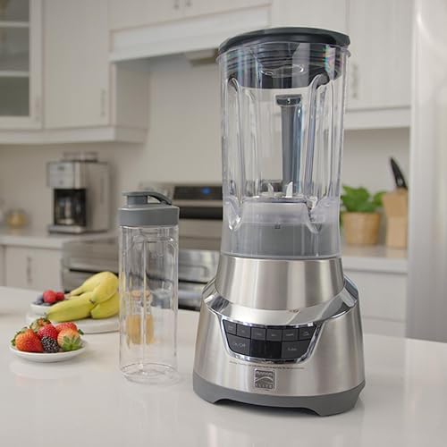 Miniatura 2 de Kenmore Elite - Batidora eléctrica, batido congelado, batido congelado, batido, máquina de puré, molinillo Licuadora de cocina con taza de una sola