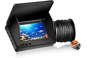 Portable Underwater Fishing Camera: 4.3" IPS Display, HD 1000TVL Lens, 5000mAh Battery