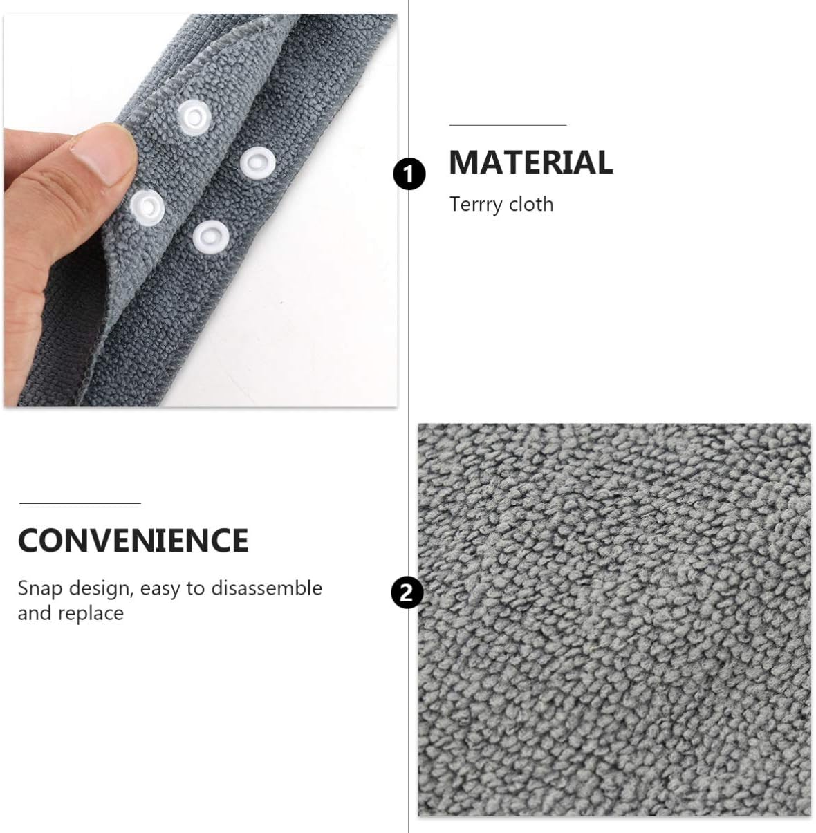 Hard Hat 6pcs Hard Hat Sweatband Cotton Liner Forehead Sweating Pad Washable Grey