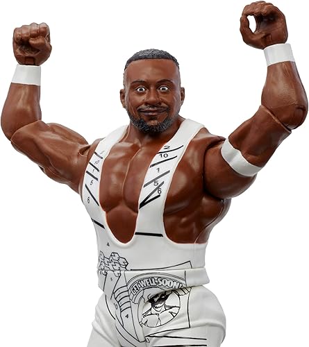 Miniatura 3 de WWE Big E - Figura de acción de la serie 115, figura de acción posable de 6 pulgadas, coleccionable para edades de 6 años en adelante