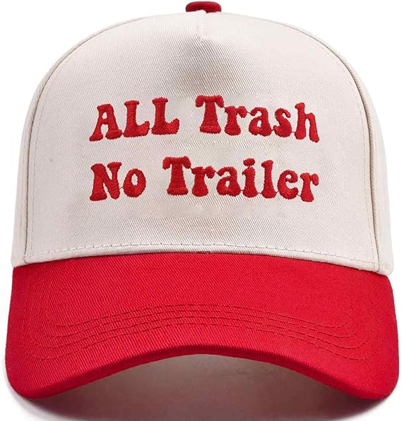 Funny Trucker Hats Embroidered Vintage Snapback Hat for Women Put It On My Husband's Tab Hats Gag Gifts Baseball Cap Red