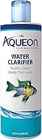 Vista 1 de Aqueon Clarificador de agua para acuarios de agua dulce, limpia el agua nublada de peces, seguro de usar con peces y plantas, 8 onzas