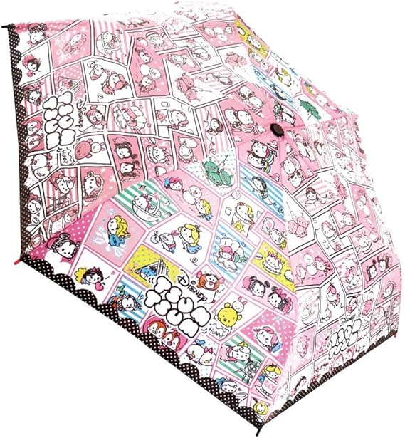 Amazon ジェイズプランニング 折りたたみ傘 折り畳み傘 ガールズ ツムツム コミック サイズ 53cm 折りたたみ傘 通販