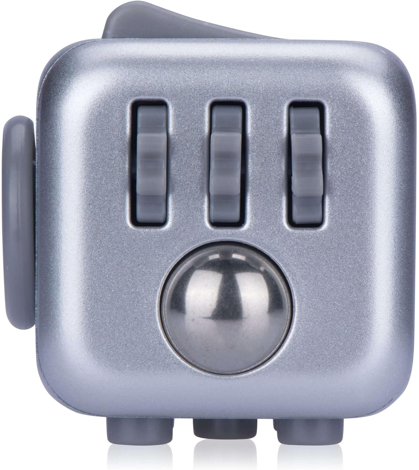 Fidget Cube by Antsy Labs – Find Your Focus and Relieve Stress – Silver Cut Fidget Cube