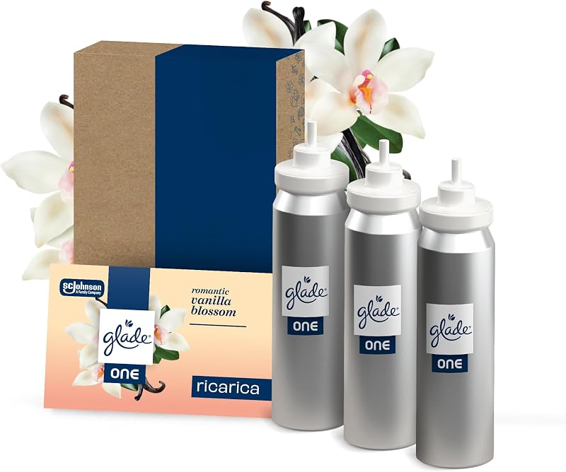 Glade ONE Profumatore per Ambienti, Set Ricariche Universali, 3 x 13 ml