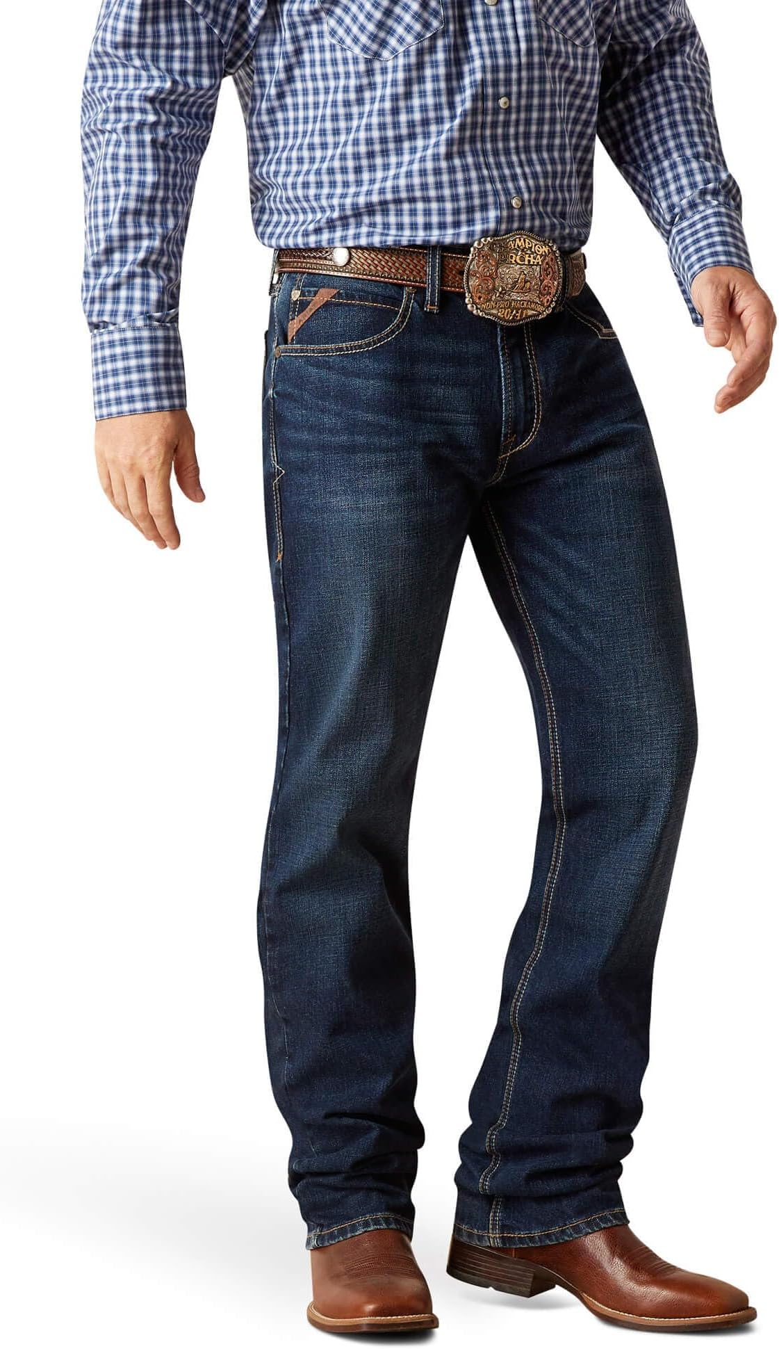 ARIAT Men's M4 Relaxed Dustin Boot Cut, Drake