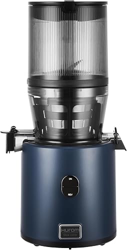 Hurom H330 Cold Press Juicer Machine — Deep Blue — Self-Feeding Masticating Slow Juicer for Whole Fruits & Vegetables, Quiet Motor, BPA-Free, Easy Clean, Eco-Friendly, 15-Year Warranty, Made in Korea