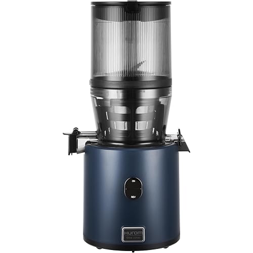 Hurom H330 Cold Press Juicer Machine — Deep Blue — Self-Feeding Masticating Slow Juicer for Whole Fruits & Vegetables, Quiet Motor, BPA-Free, Easy Clean, Eco-Friendly, 15-Year Warranty, Made in Korea
