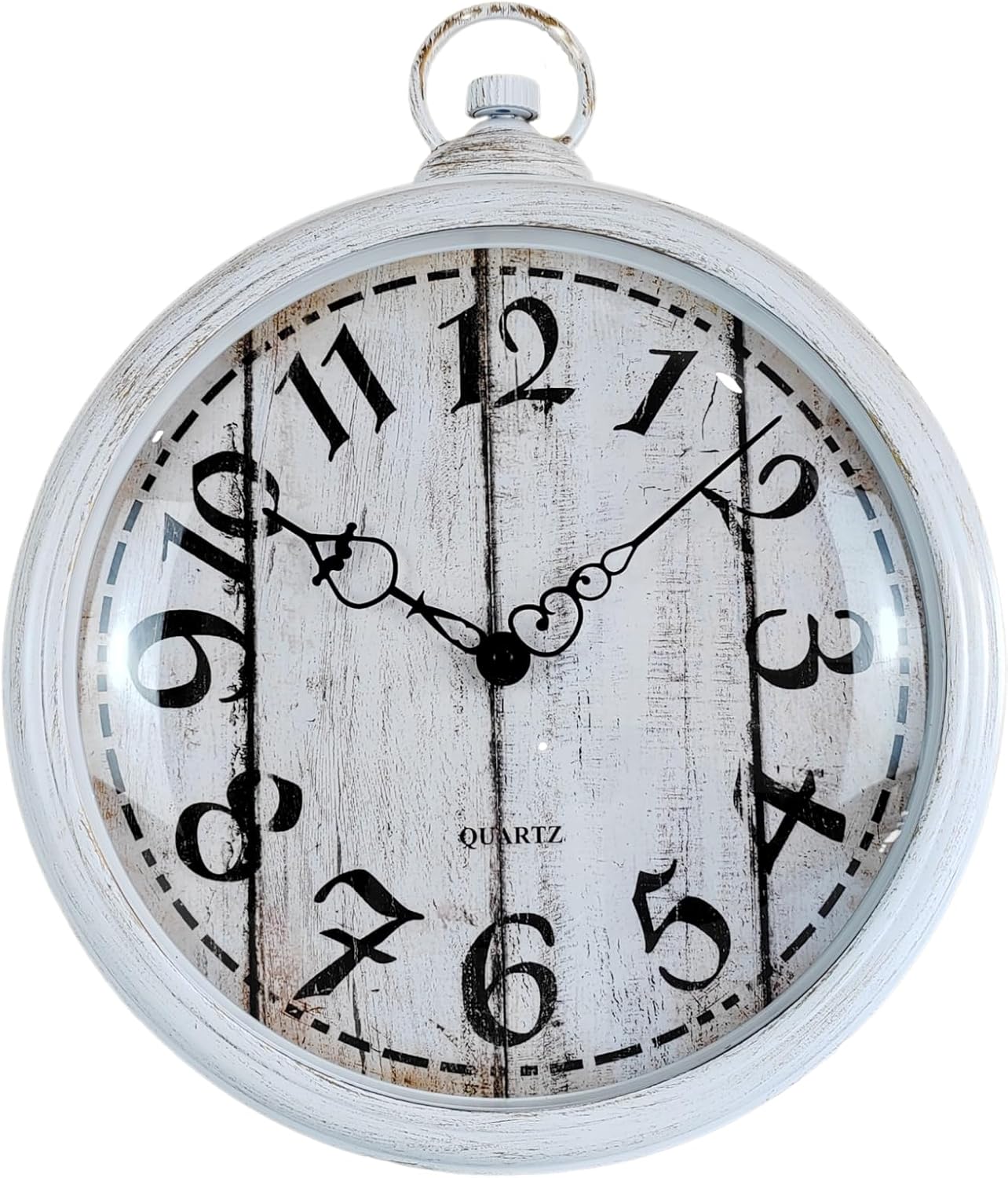 MOLEIHAO Big Vintage Wall Clock,Antique Farmhouse Pocket