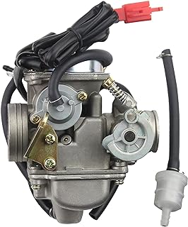 GOOFIT 24mm PD24J Carburetor Carb for GY6 125cc 150cc ATV Go Kart Moped and Scooter