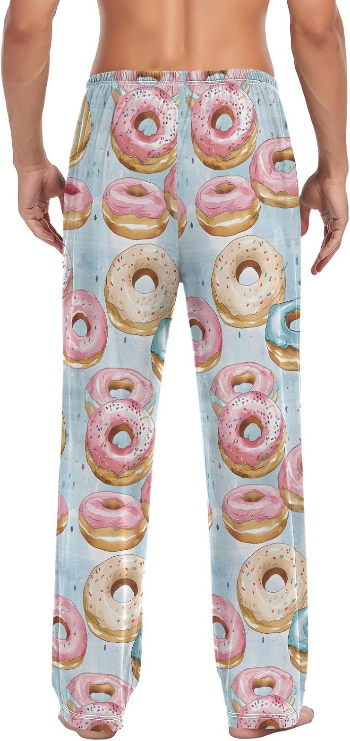 ALAZA Halloween Skull Pajama Pants for Men Funny, Mens Sleep Lounge Pants Pajama Bottoms Lightweight - Image 3