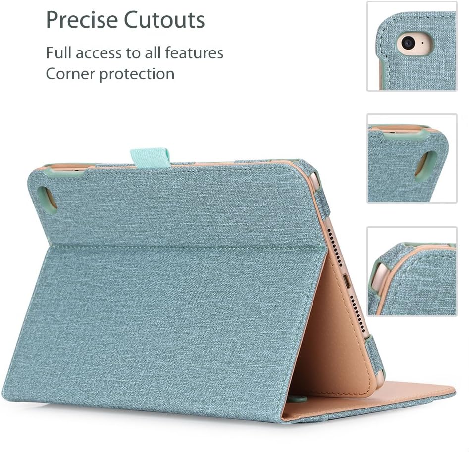 Onе-Dау Sаlе: Uр tо 60% оƒƒ ProCase iPad Mini 4 Case - Leather Stand Folio Case Cover for 2015 Apple iPad Mini 4 (4th Generation iPad Mini, mini4), with Multiple Viewing Angles, Auto Sleep/Wake, Document Card Pocket (Teal)