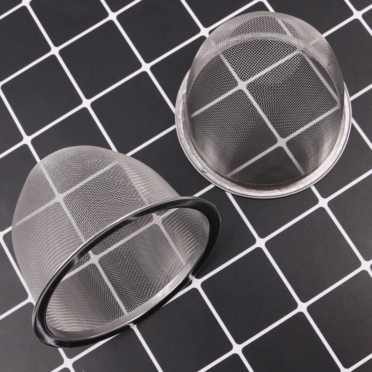 Set di 6 filtri in Metallo per teiera in Metallo, per caffè, tè, caffè, birrerie, 72 x 60 mm