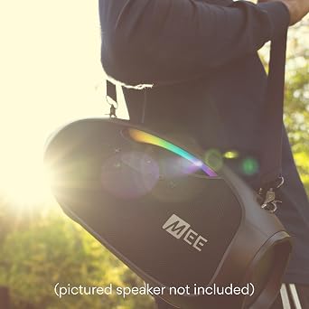 MEE audio Shoulder Strap for partySPKR and Other Portable Bluetooth Speakers