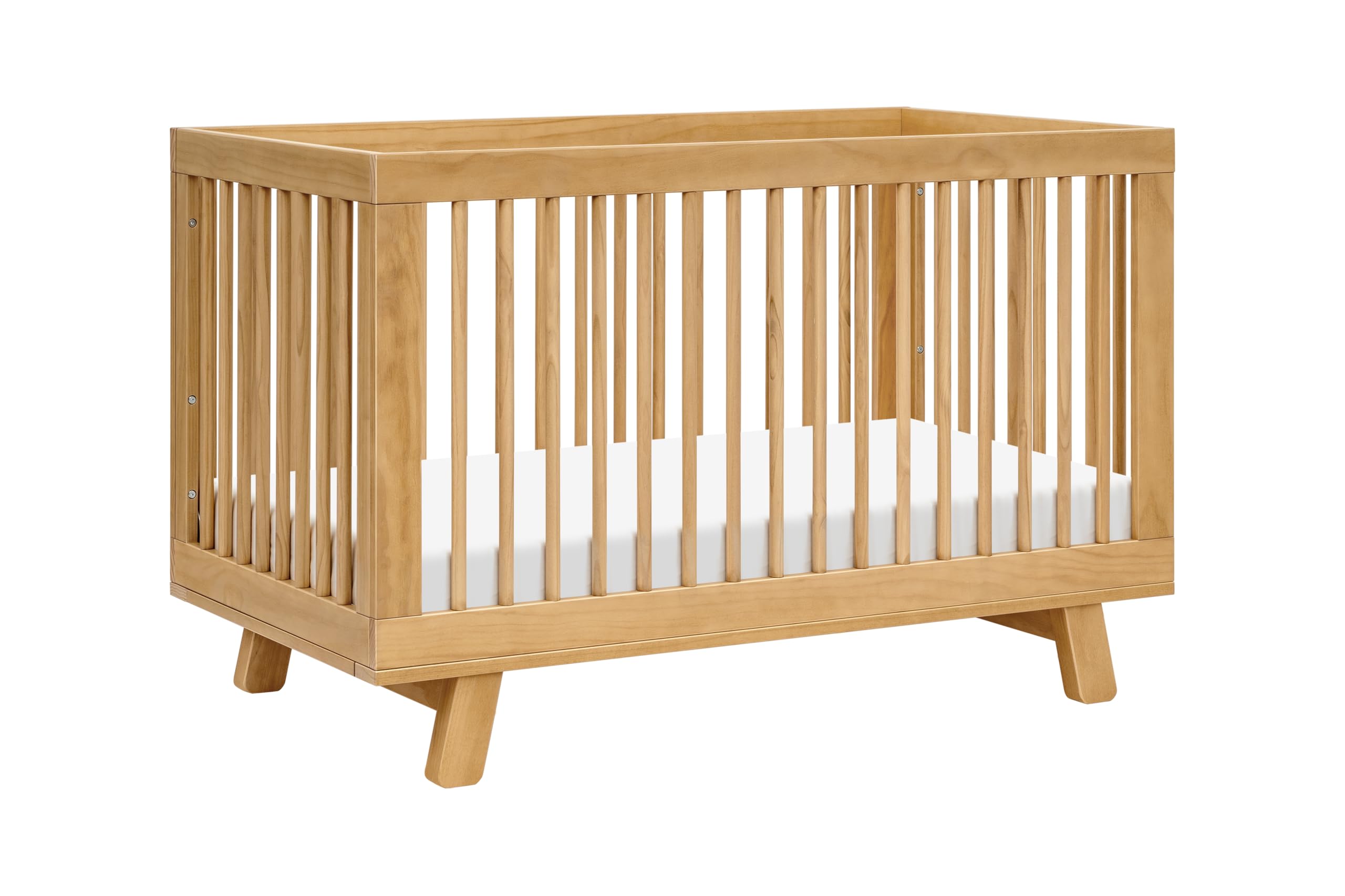 Babyletto Hudson 3-in-1 Convertible Baby Crib, Honey