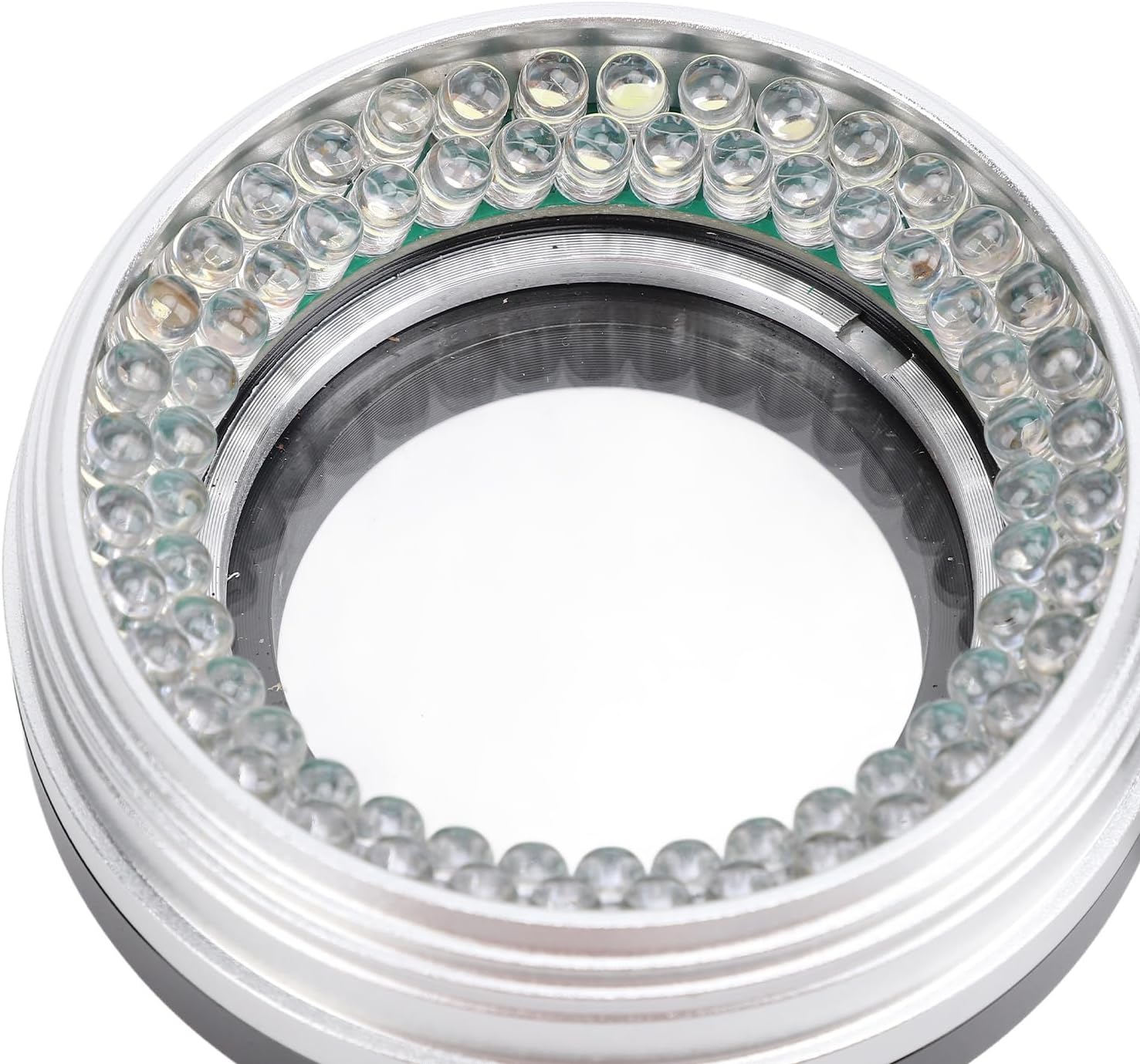LED Light for Microscopes, 72 LED Beads, Adjustable Brightness, 6500K White Light, 50mm Inner Diameter, Energy Efficient Lighting for Stereo Microscopes