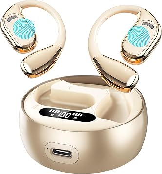 Ai Translation Earbuds Real Time, 3-in-1 Language Translator Earbuds, 144 Languages Ai translation headphones, Audifonos Traductores Hi-Fi Stereo,Fit iOS and Android, Ideal for Travel Business Ivory