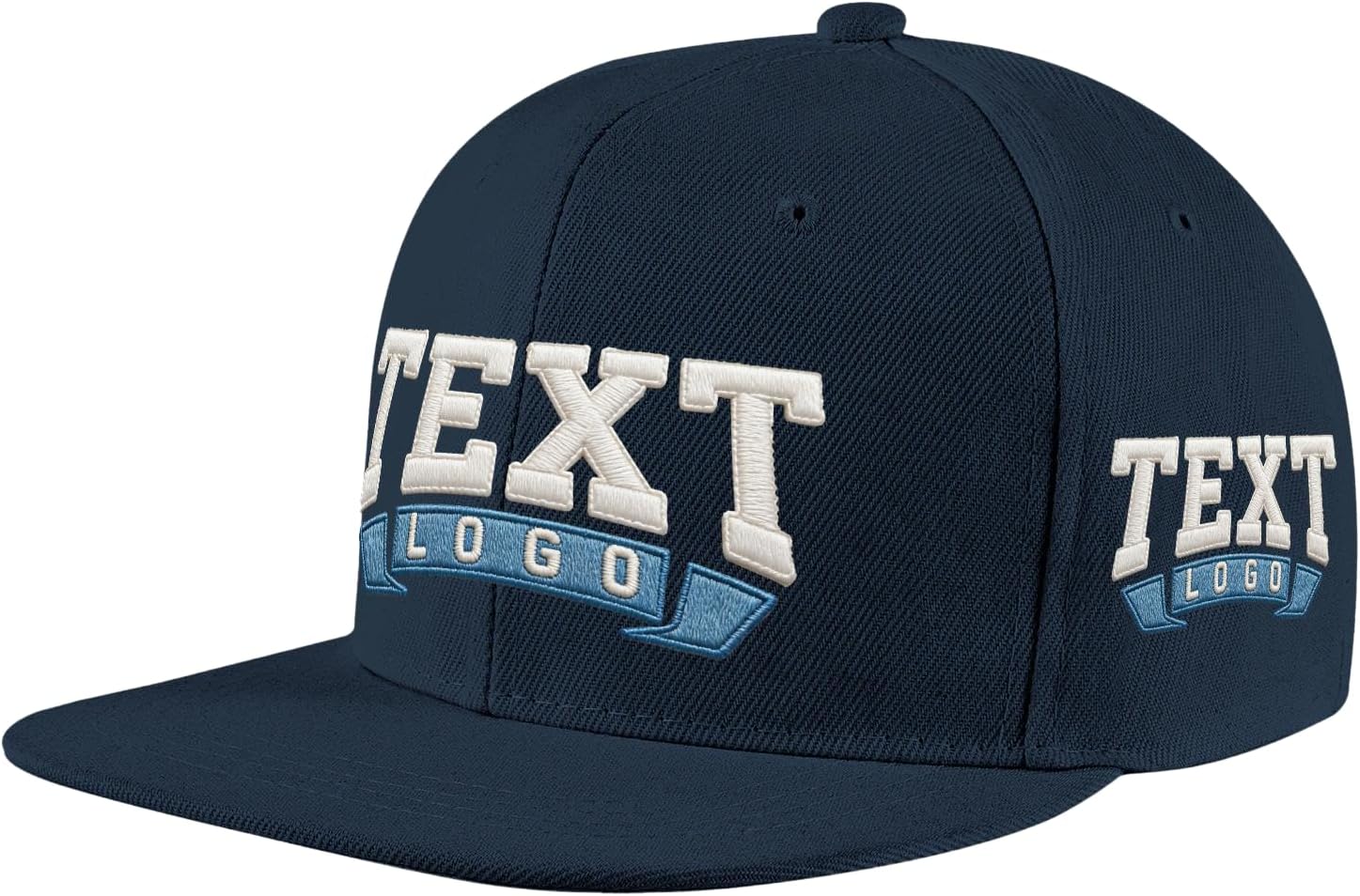 Custom Baseball Cap with 4-Sided Embroidery, Adjustable Unisex Dad Hat, 100% Washed Cotton, Personalized Text Logo - Image 2