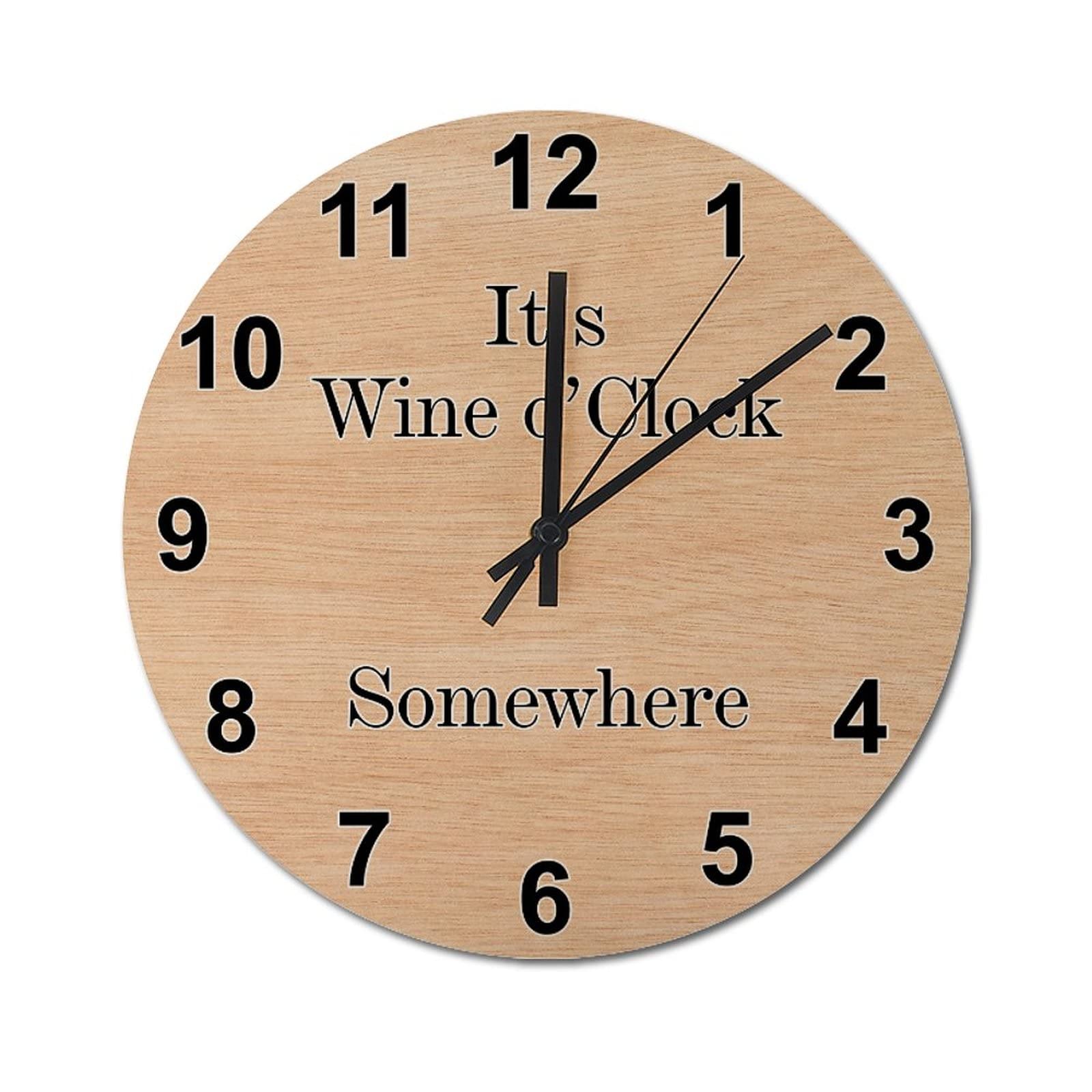 Horloge murale ronde rustique de 38cm au design élégant et soigné