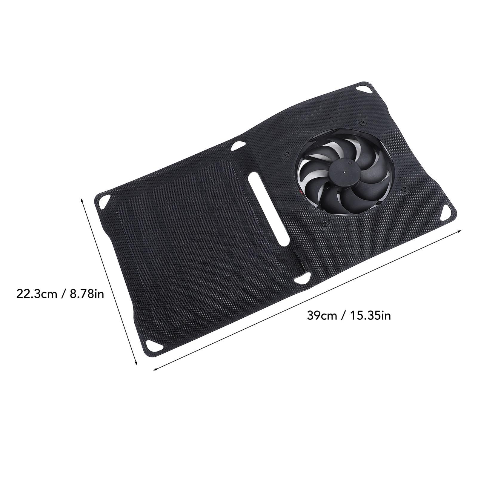 Ventilateur Solaire D'Échappement Pour Voiture – 3 Ventilateurs Puissants 4500 Tr/min – Refroidit Et Aère Votre Habitacle Gratuitement Au Soleil !