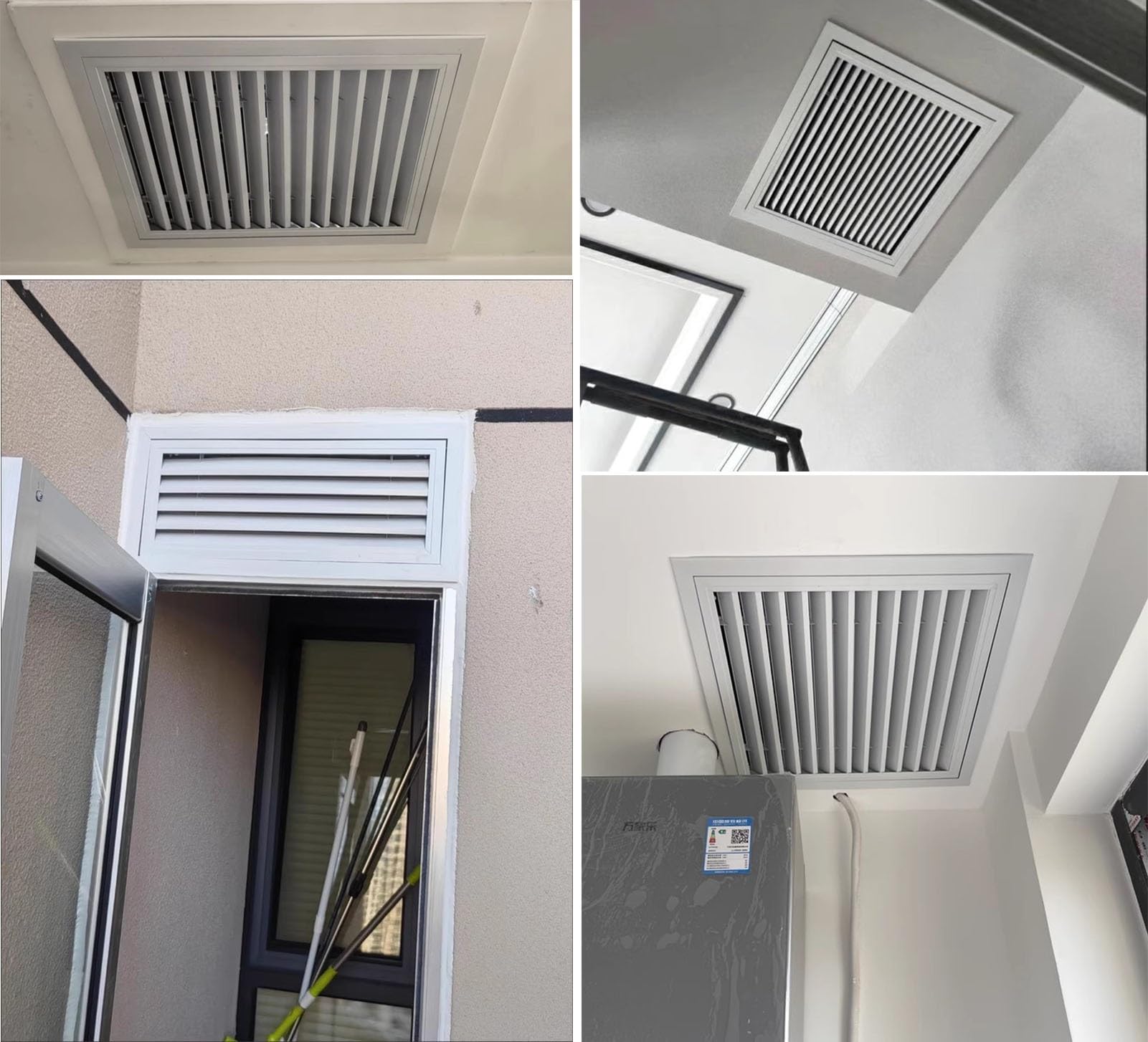 Pannello di Accesso Decorativo a persiana con griglia a Rete Rimovibile - Sportello di ispezione a Parete e soffitto per Un Facile Accesso e Manutenzione, Ideale per Ambienti Domestici e lof