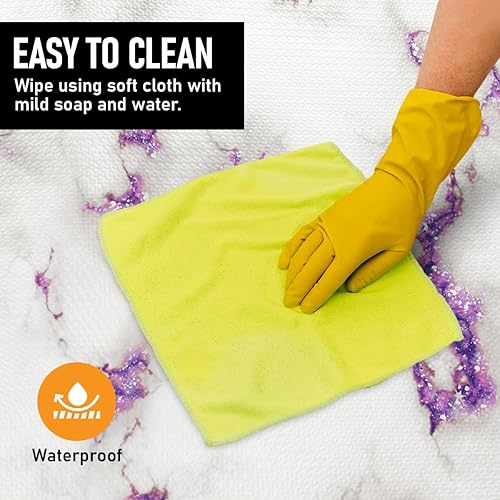 Miniatura 5 de HomeCube USA - Azulejos de espuma de grano de madera entrelazados de 38 pulgadas de grosor para el hogar, oficina, espacio de equipos de