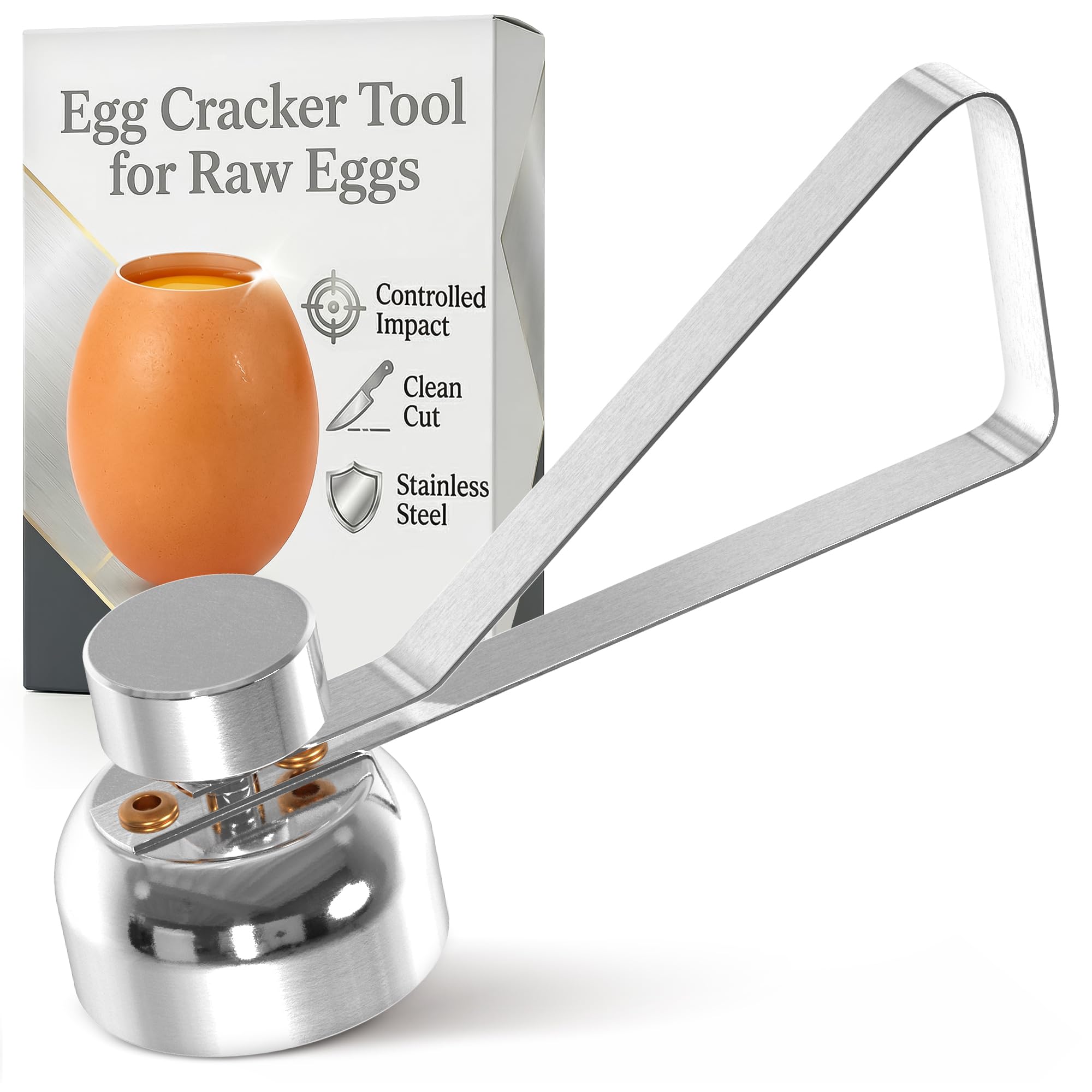 Stainless Steel Egg Topper Cracker