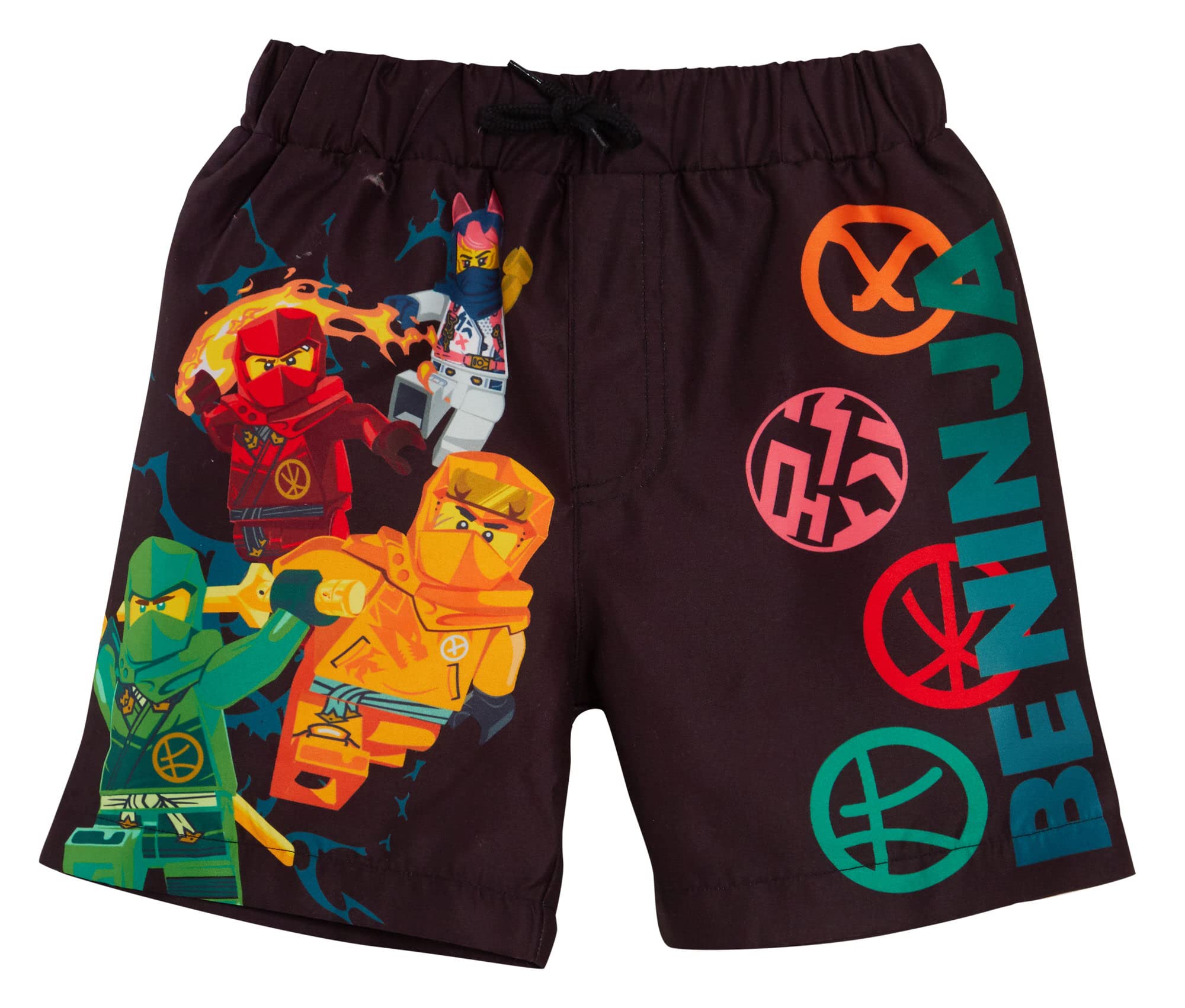 LEGO Boys Ninjago Swim Shorts 3-4 Years Black
