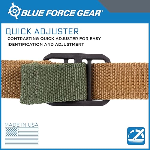 Miniatura 3 de Blue Force Gear Eslinga estándar  Eslinga de 2 puntos que se ajusta para posiciones de transporte  45-55 pulgadas