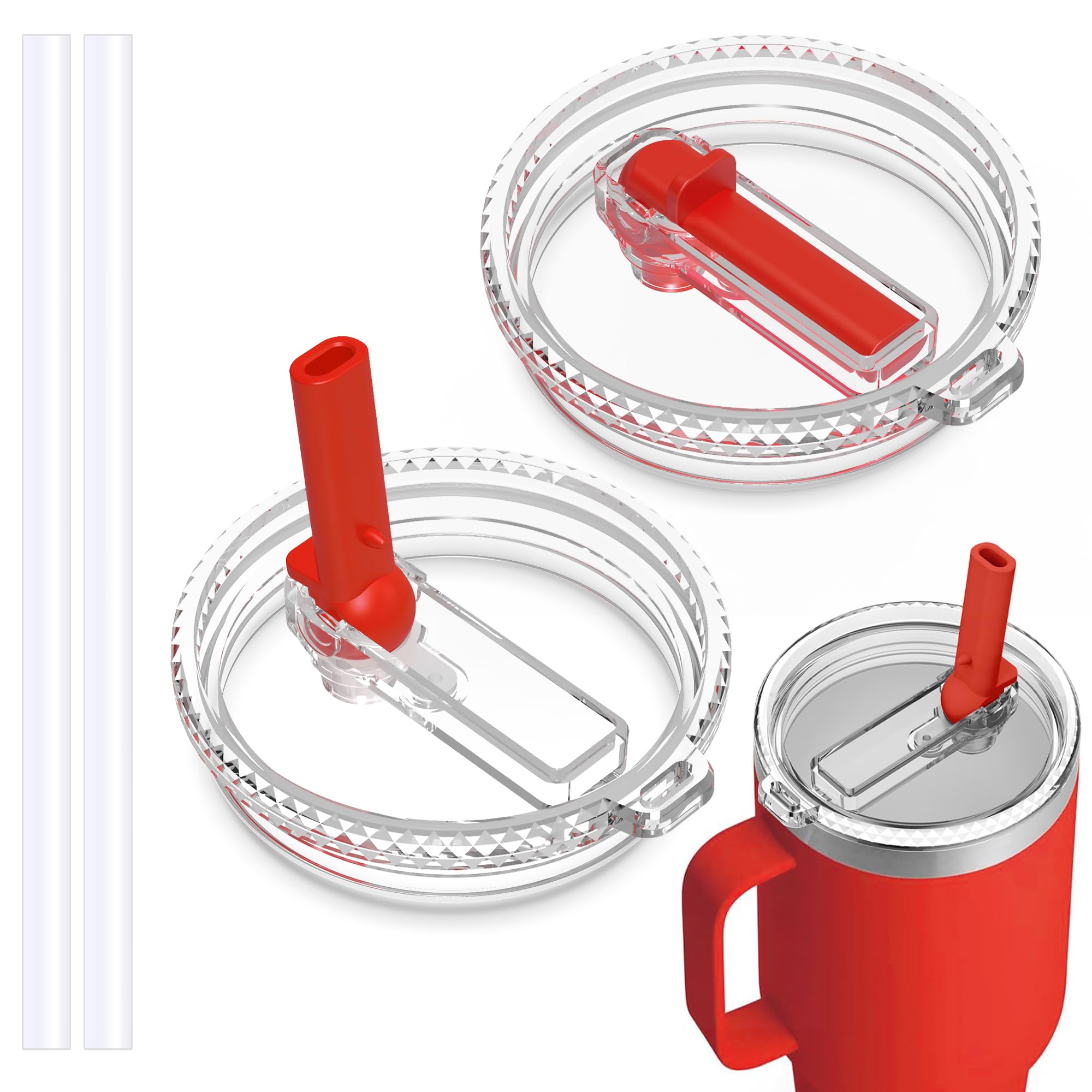 HAILIWEI 30 oz Straw Leak Proof Lid for YETI, Tumbler Lid for Yeti Rambler 30/32 oz Tumbler,26/35/42 oz Straw Mug,and Hydro Flask 32/40oz Travel