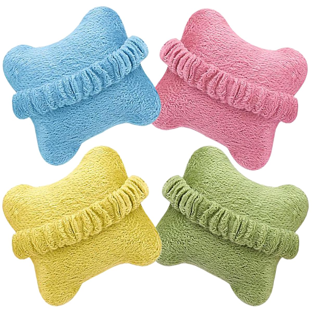 Didiseaon Almohada Soporte Para Ratón Ergonómica Surtidos Para Ordenadores Y Laptops De Estrés El Trabajo Y Gaming 4 Piezas X 4