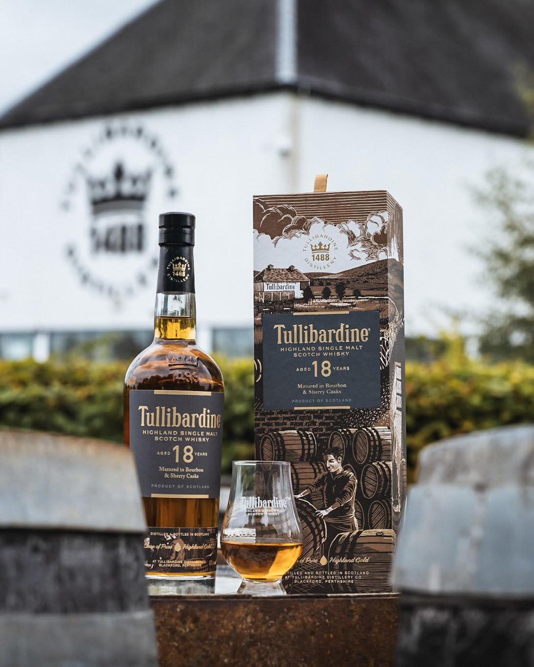 Tullibardine 18 Year Old Highland Single Malt Scotch Whisky 70cl