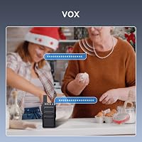 Stație radio portabilă Retevis RT619 Mini PMR446, VOX, reîncărcabilă, 1300 mAh, cu cablu de încărcare USB 2 în 1, 4 bucăți, negru 3