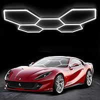 MODERN 25-Pack Hexagon Garage LED Lights - 216W 25,920LM 6500K Ultra Bright for Garage, Workshop, Mall