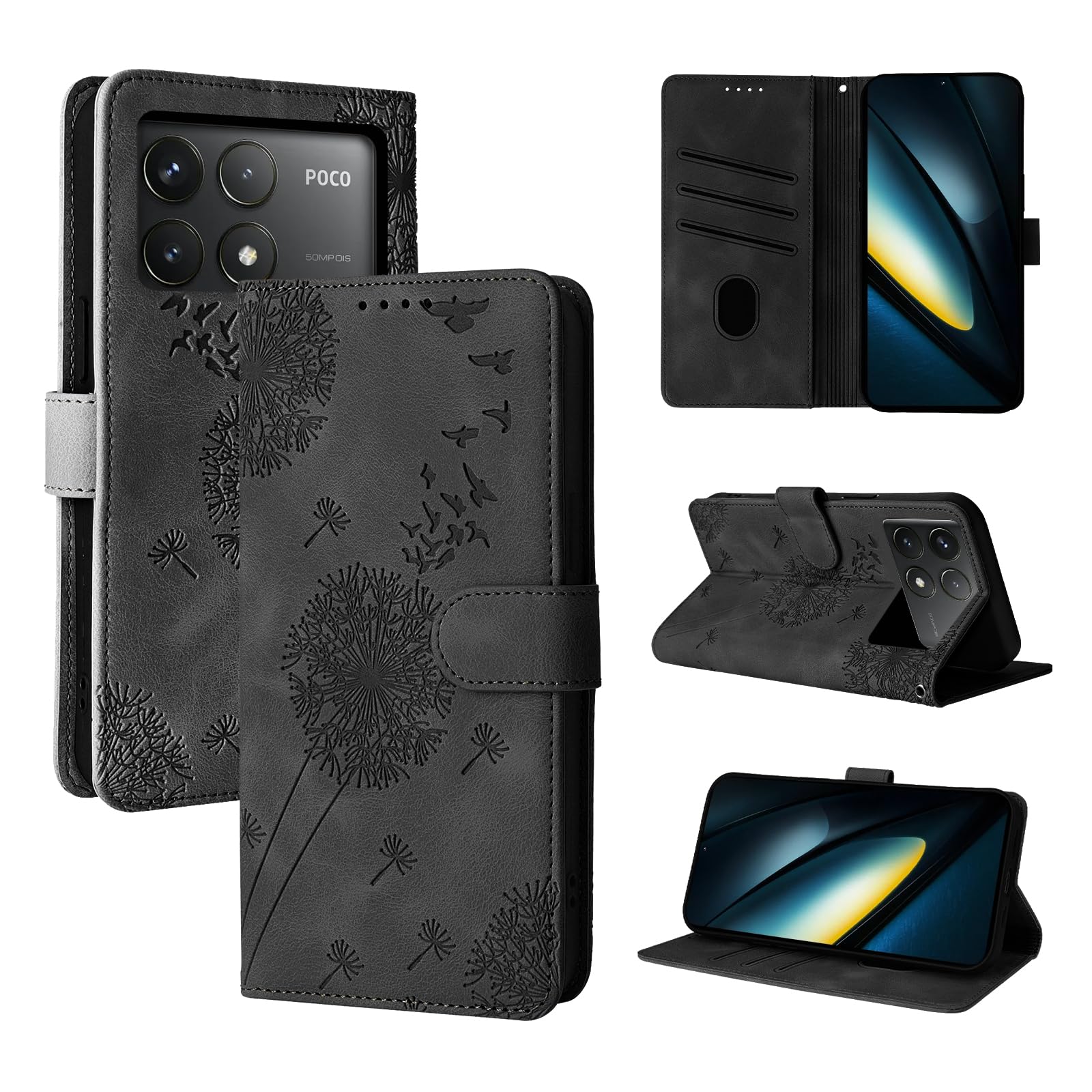 VLQI Cover Libro per Xiaomi Mi 11 Lite 5G Portafoglio Folio
