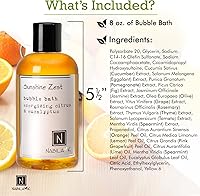 Vista 7 de Nabila K Rose Garden & Sunshine Zest Bubble Bath Bundle 8oz