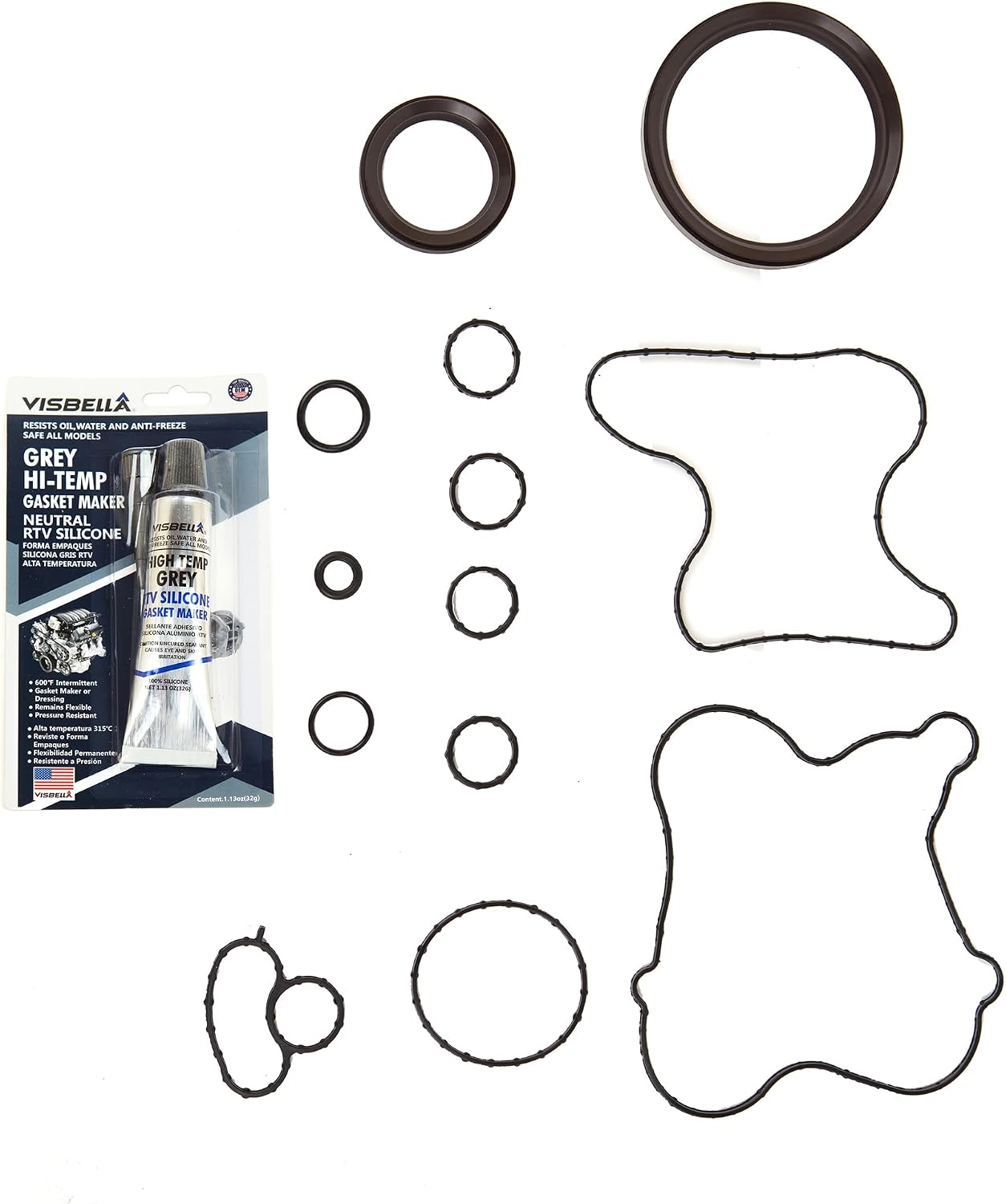 DG-8614975758 Lower Conversion Gasket Set Compatible With/Replacement For 07-16 Ford Edge Explorer Flex Fusion Mercury Sable 3.5L