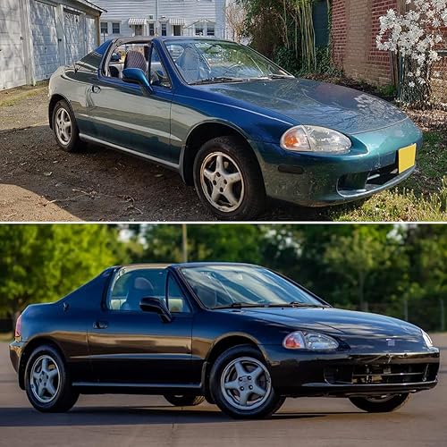 Miniatura 5 de TurningMax JDMTECH - Carcasas de luz de marcador lateral para Honda Del Sol Coupe 93 94 95 96 97 lente ahumado 33805SR2A01 33805 SR2 A01