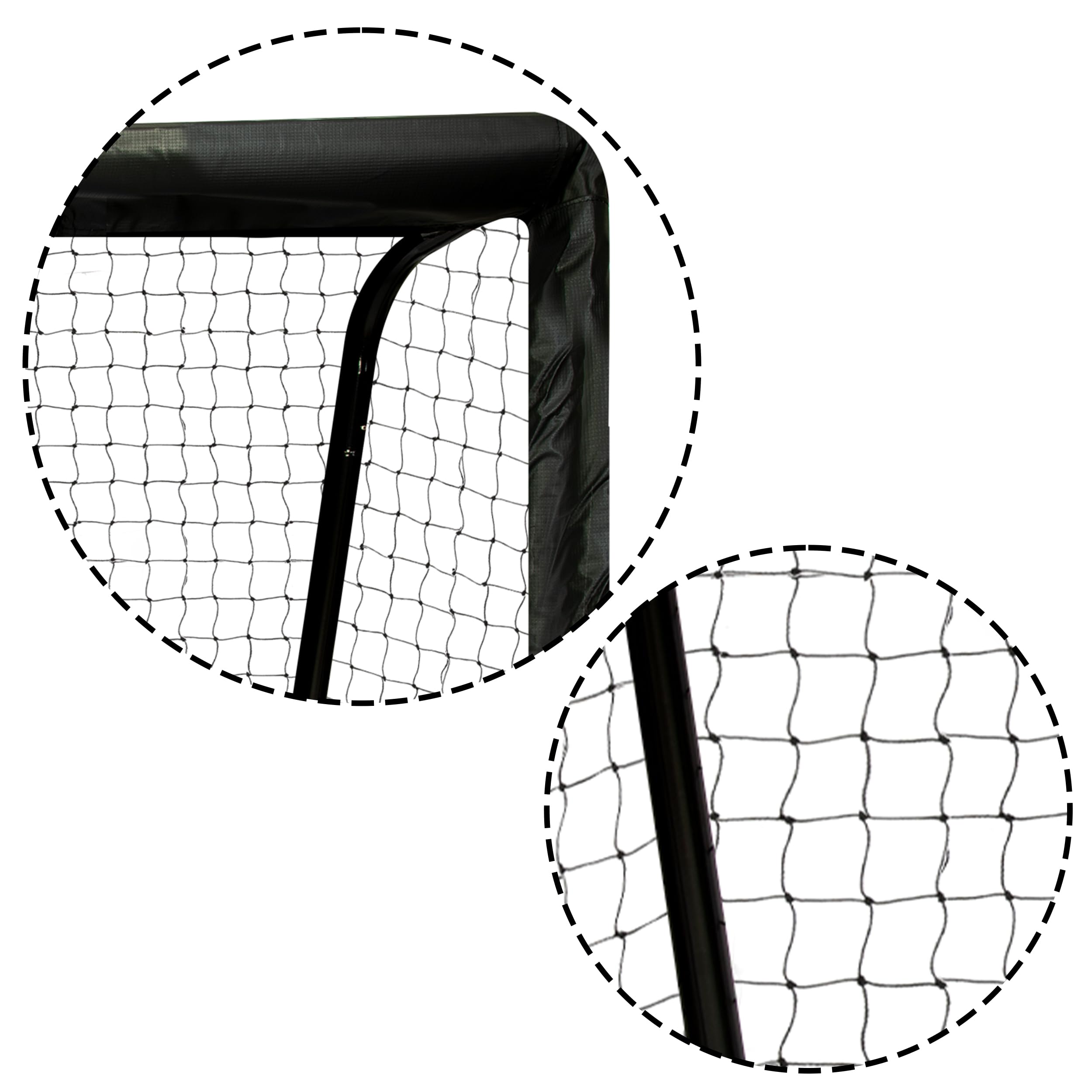 Neo-Sport Bramka Do Piłki Nożnej Dla Dzieci i Dorosłych Z Pokrowcem Na Stelaż 180 x 120 x 60 cm