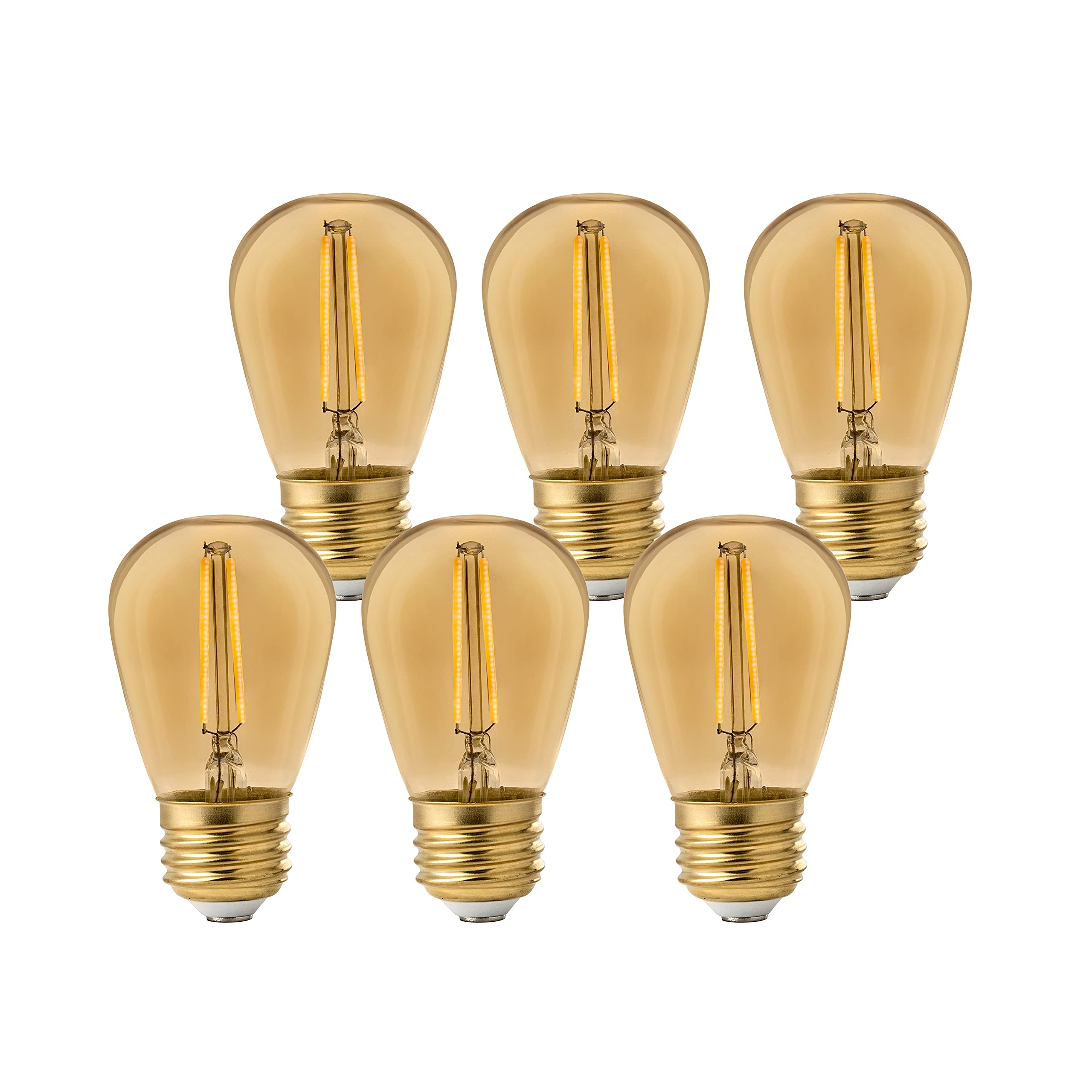 luz Luminus 1.2W [11W Equivalent] LED 90 Lumens S14 Non-Dimmable